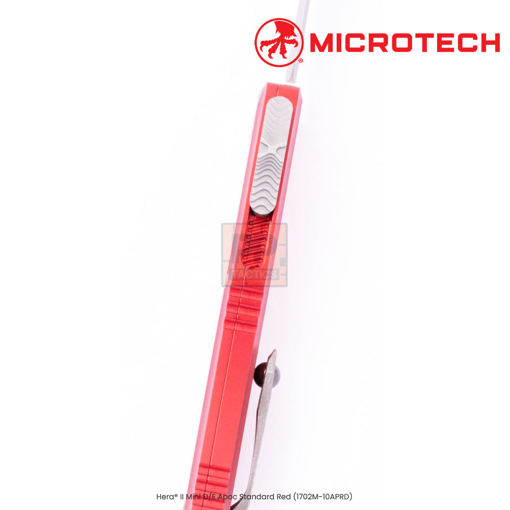 Microtech Hera® II Mini D/E Apoc Standard Red (1702M-10APRD)