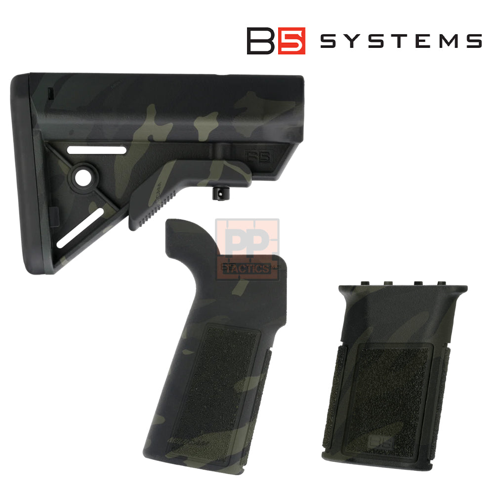 B5 Systems Bravo Stock Combo Set – AR-15 / M4 Furniture Kit