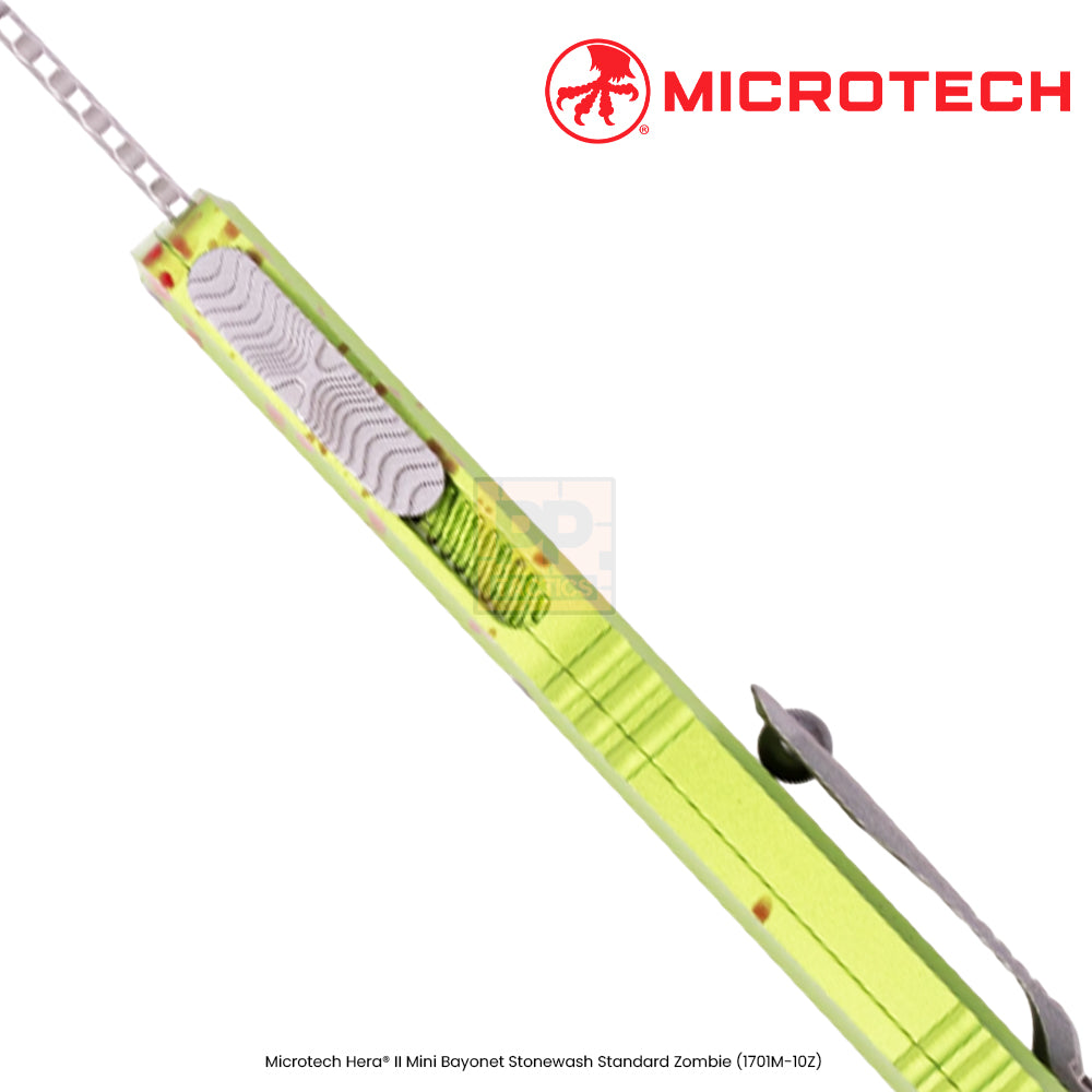 Microtech Hera® II Mini Bayonet Stonewash Standard Zombie (1701M-10Z)