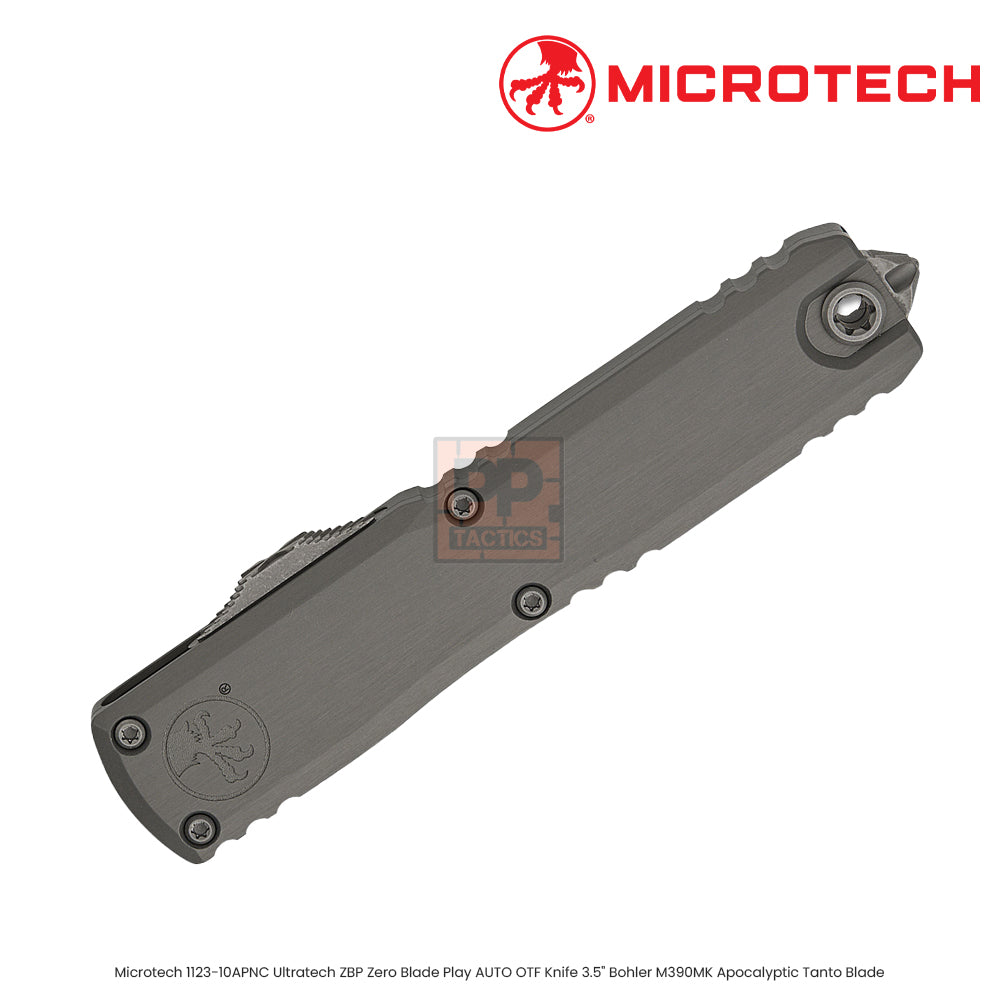 Microtech MT112310APNC: 1123-10APNC Ultratech ZBP - T/E Natural Clear Apocalyptic Standard