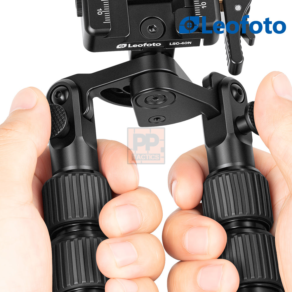Leofoto BIP-B1(Forged Pattern) Low- to Mid-Height Multi-Functional Hunting Bipod