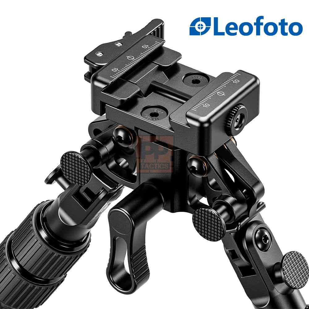 Leofoto BIP-C1(Forged Pattern) Low- to Mid-Height Multi-Functional Hunting Bipod