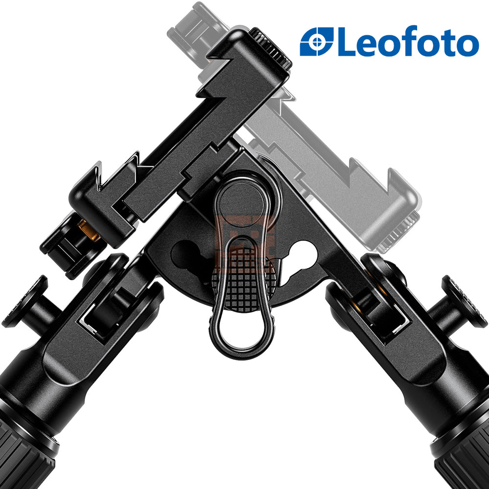 Leofoto BIP-B1(Crossed Pattern)Low- to Mid-Height Multi-Functional Hunting Bipod