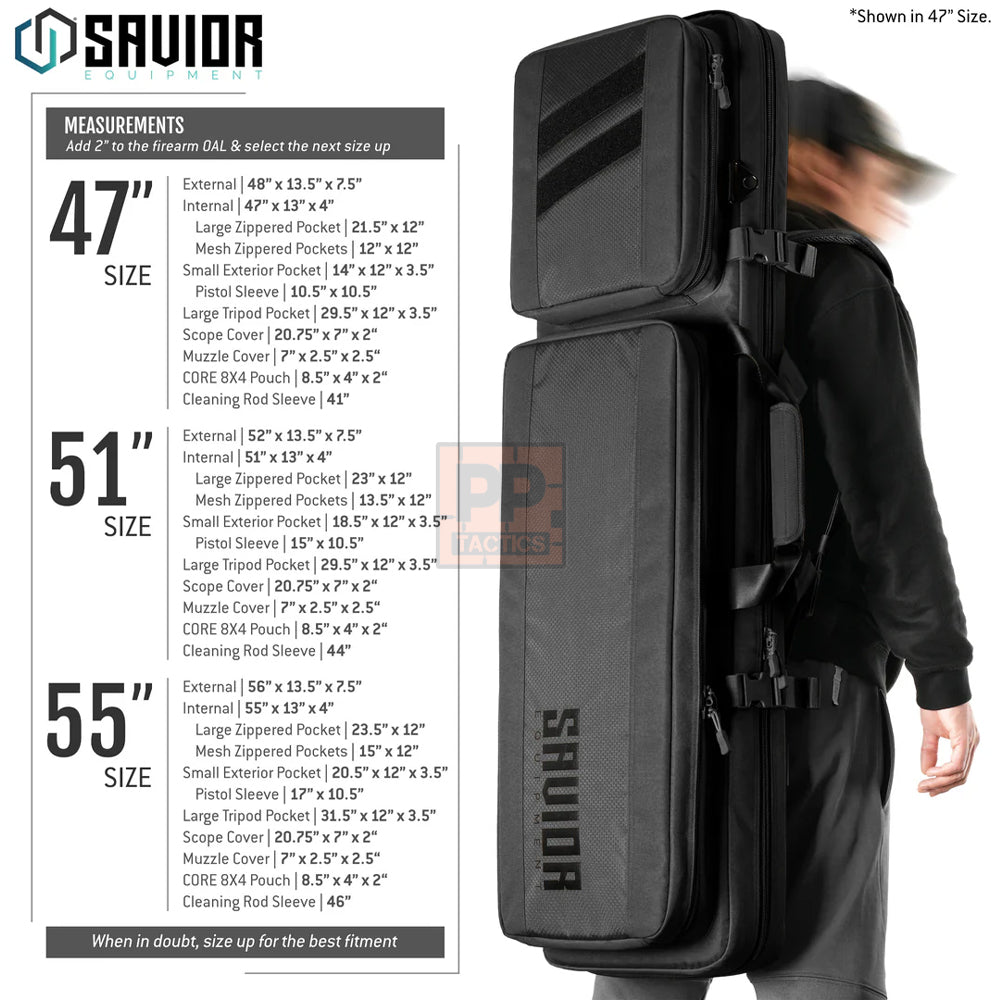 Savior Specialist LRP Rifle Case - 47"/51"/55"