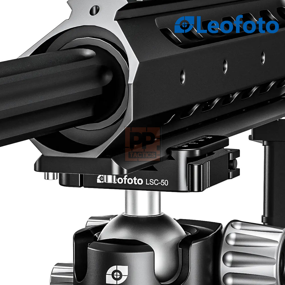 Leofoto LH-47SC Lever-Release Hybrid Clamp Ball Head for Shooting/Hunting