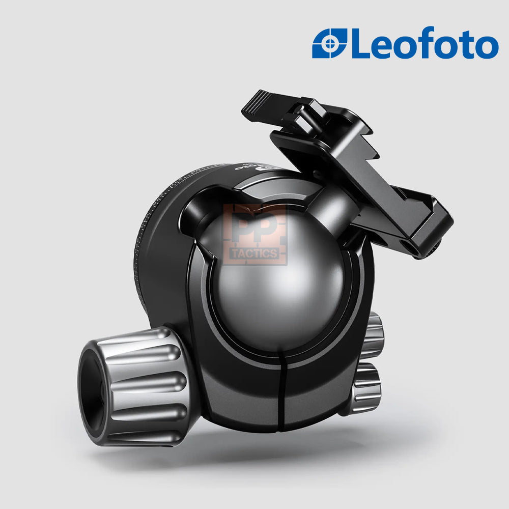 Leofoto LH-55SC Lever-Release Hybrid Clamp Ball Head for Shooting/Hunting