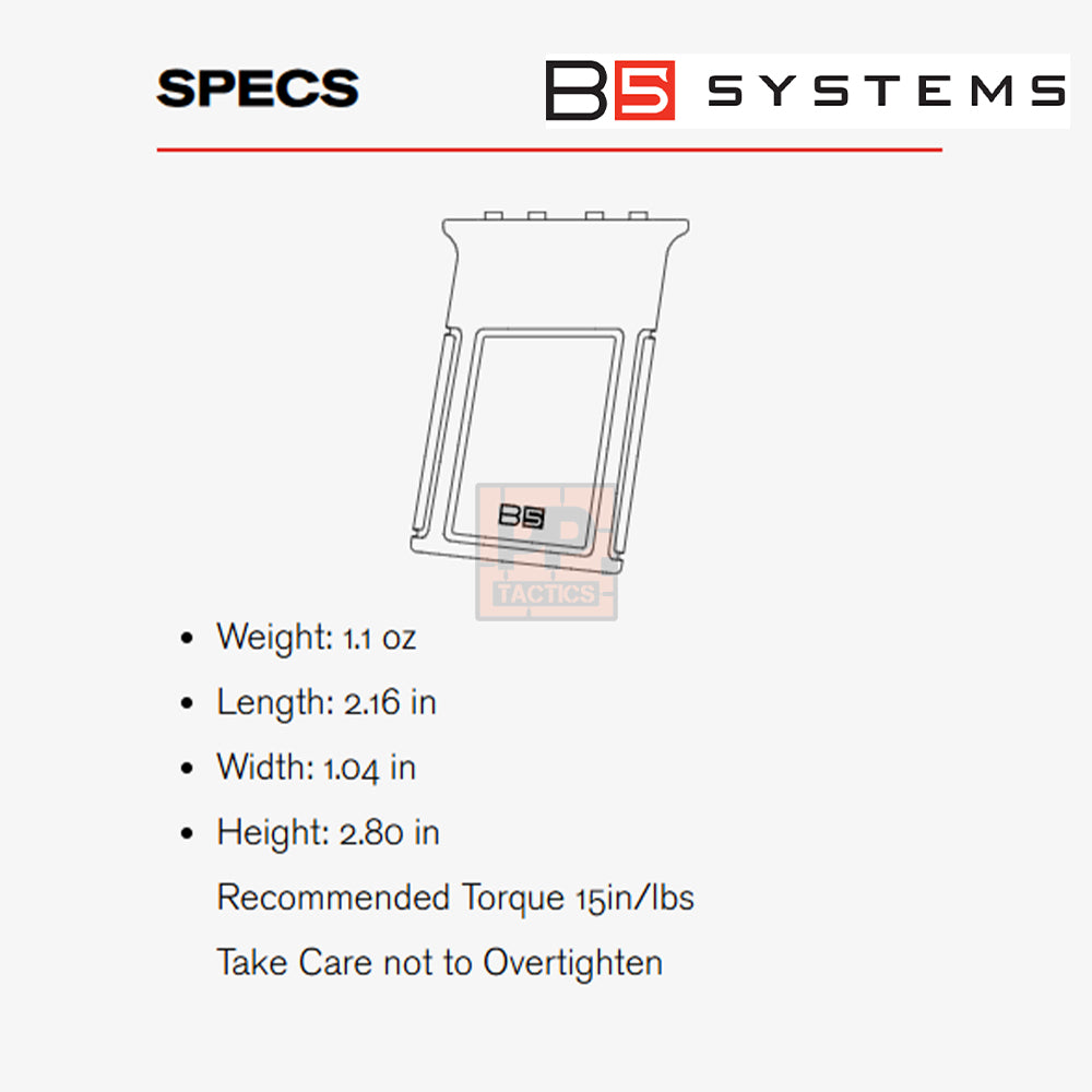 B5 Systems Vertical Grip – M-LOK
