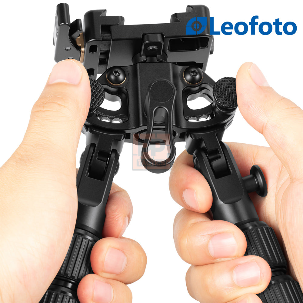 Leofoto BIP-C1(Forged Pattern) Low- to Mid-Height Multi-Functional Hunting Bipod