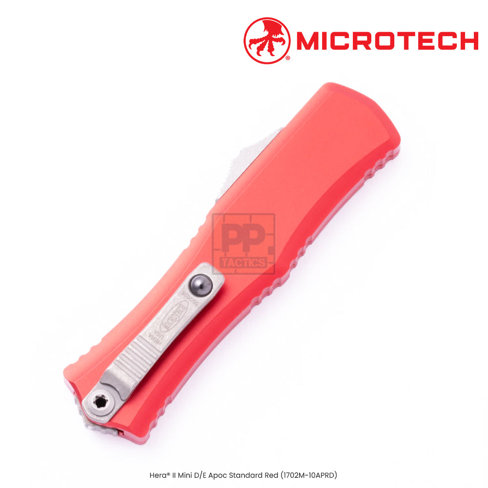 Microtech Hera® II Mini D/E Apoc Standard Red (1702M-10APRD)