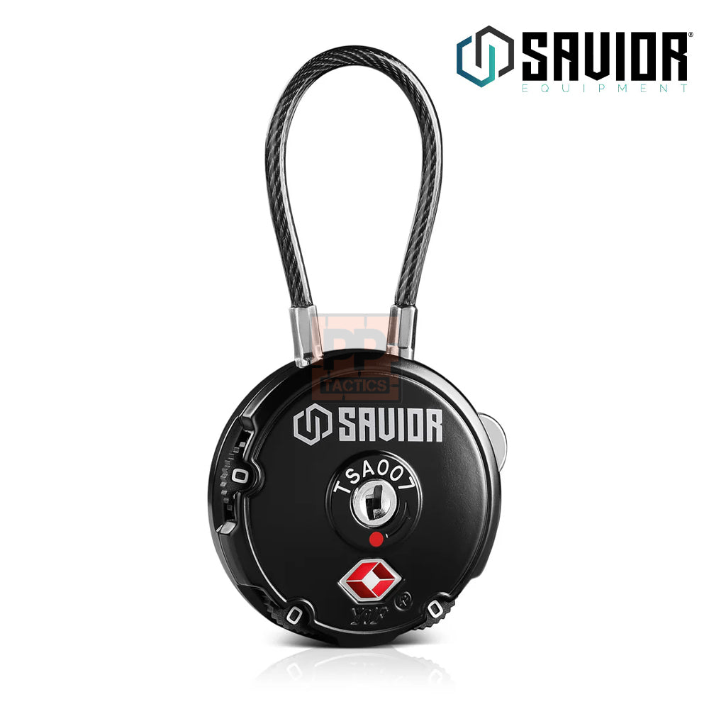 Savior Combination Cable Lock (3-Digit) - 1/2/4 Pack