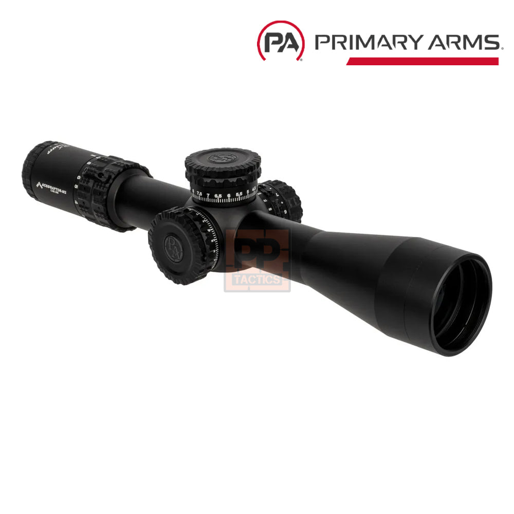 Primary Arms GLx 2.5-10x44 FFP Rifle Scope - Illuminated ACSS RAPTOR M2 Reticle - 5.56 / 5.45 / .308 - REFURB