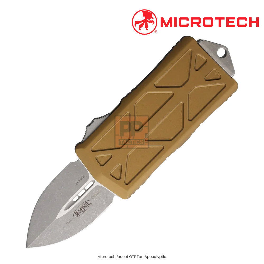 Microtech Exocet OTF Tan Apocalyptic