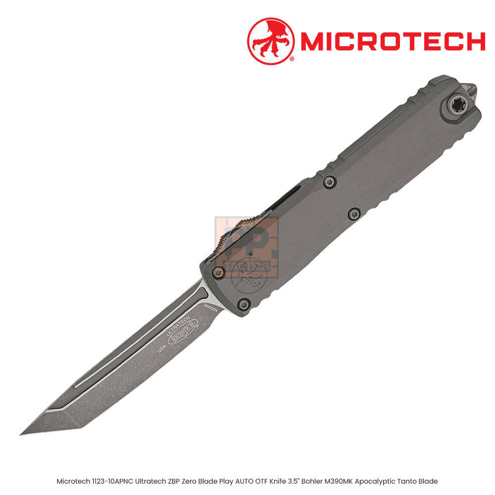 Microtech MT112310APNC: 1123-10APNC Ultratech ZBP - T/E Natural Clear Apocalyptic Standard