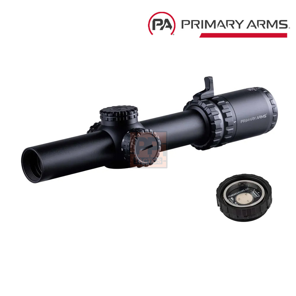 Primary Arms SLx 1-6x24mm SFP Rifle Scope Gen IV - ACSS Nova Fiber Wire Reticle With AutoLive Battery Cap