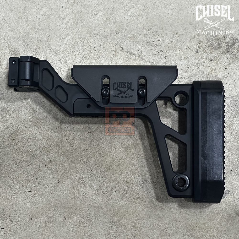 Chiselmachining AR / MPX / MCX / AK 1913 Adjustable Folding Stock