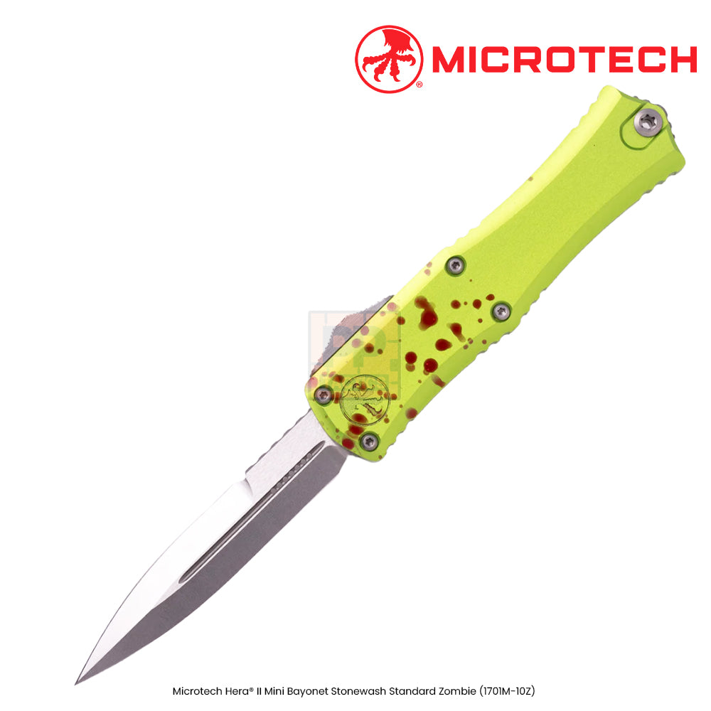 Microtech Hera® II Mini Bayonet Stonewash Standard Zombie (1701M-10Z)