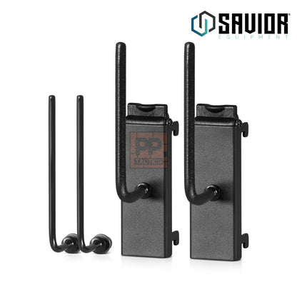 Savior Wall Rack System - Adjustable Pistol &amp; Suppressor Rod (2-Pack)