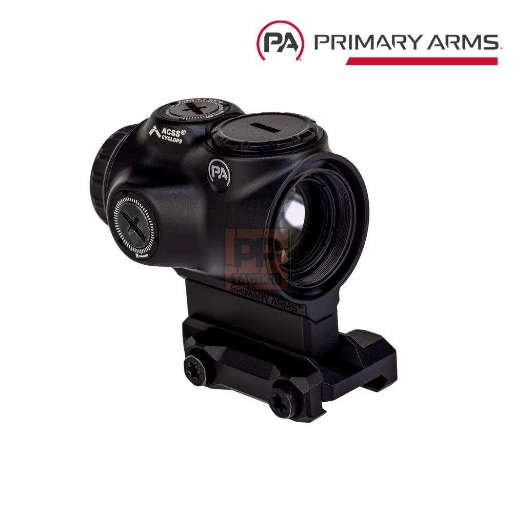 Primary Arms GLx 1x MicroPrism with Red Illuminated ACSS Cyclops Reticle
