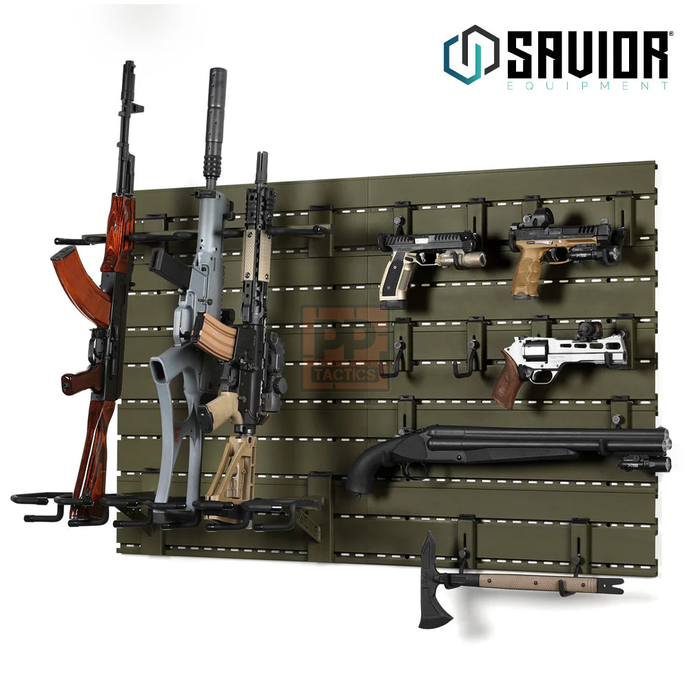 Savior Wall Rack System - 10 Panel Kit W/ Attachments