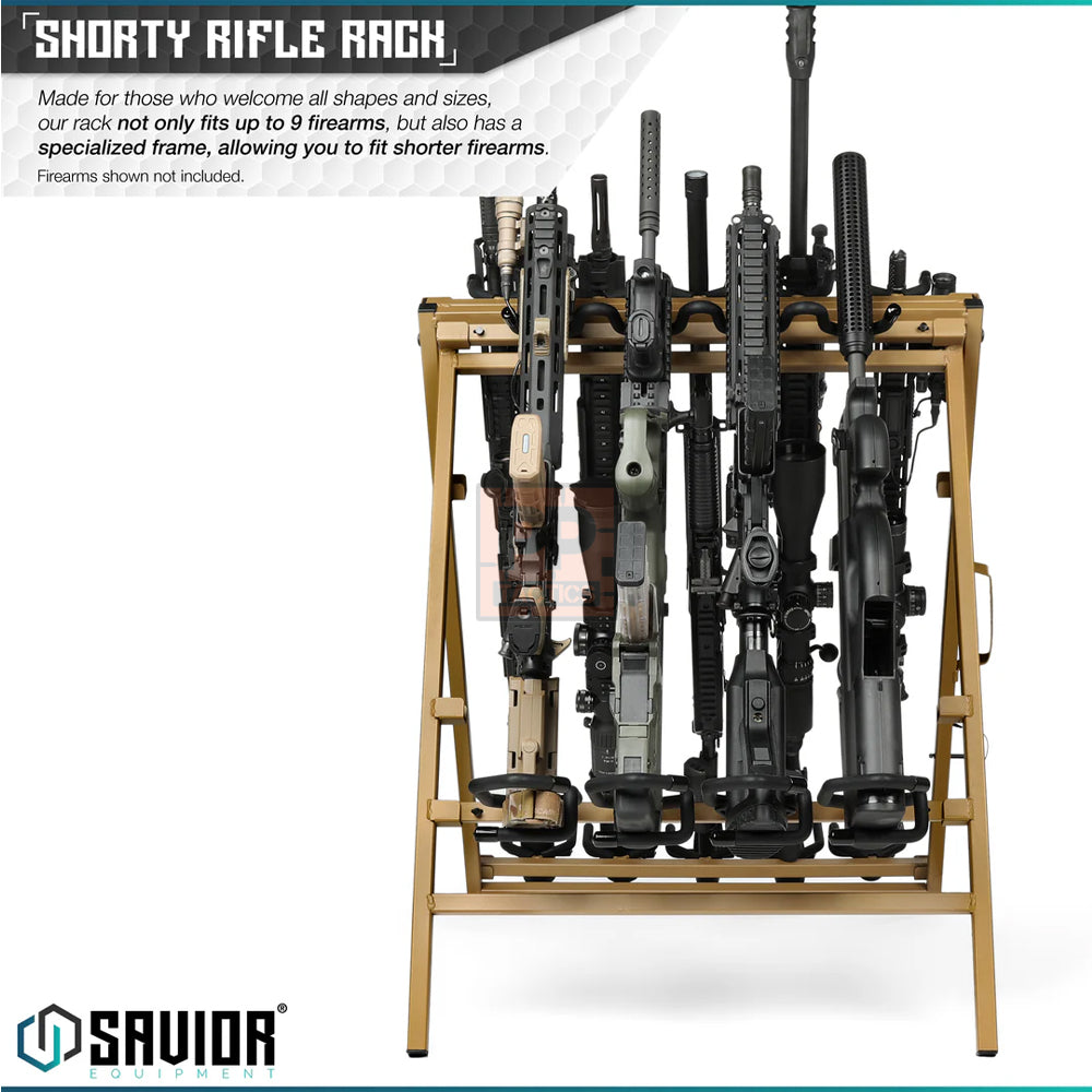 Savior Shorty Rifle Rack - 9 Slots