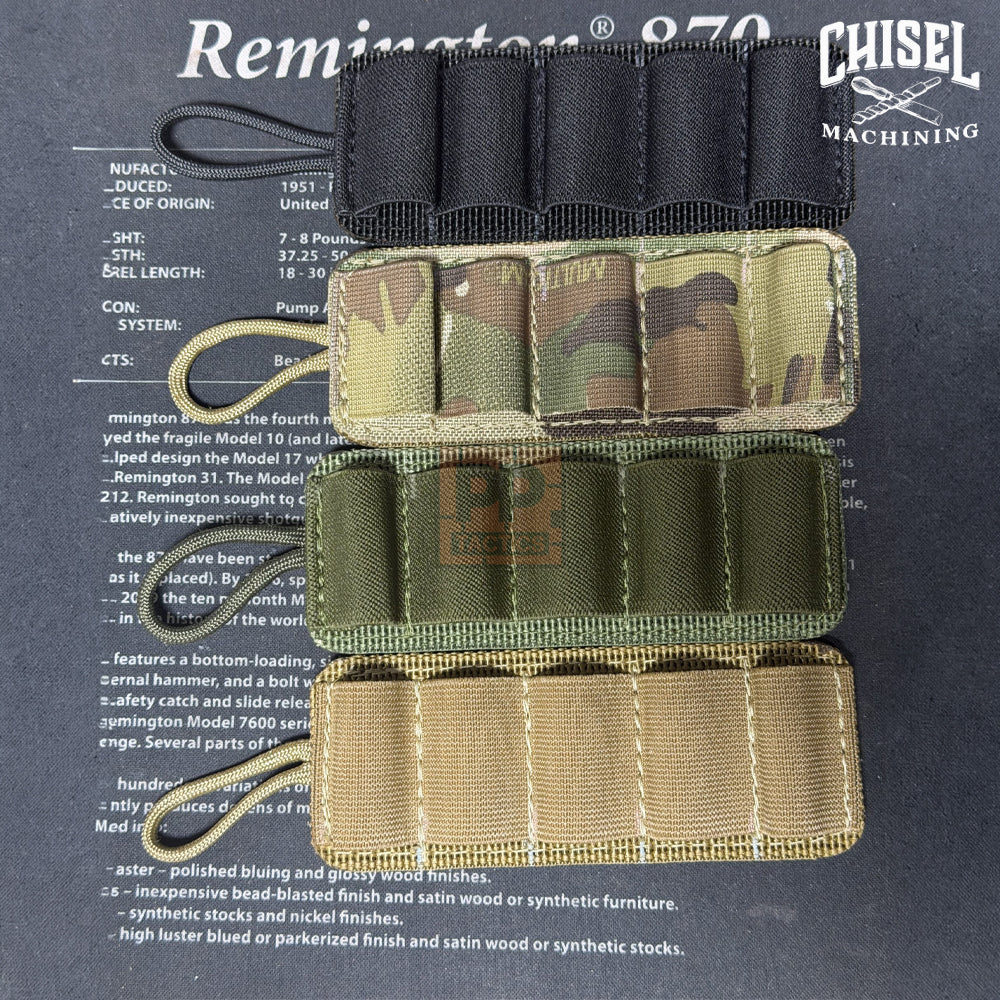 Chiselmachining 5 Round Shotgun Soft Quiver