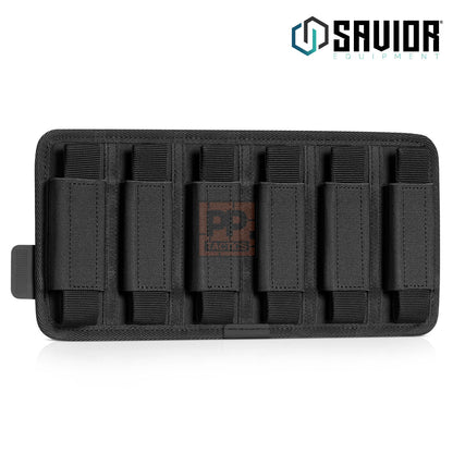 Savior Pistol Mag Holder w/ Hook Backing - 6 Slot