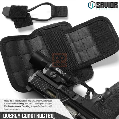 Savior Universal Pistol Holster w/ Hook Backing