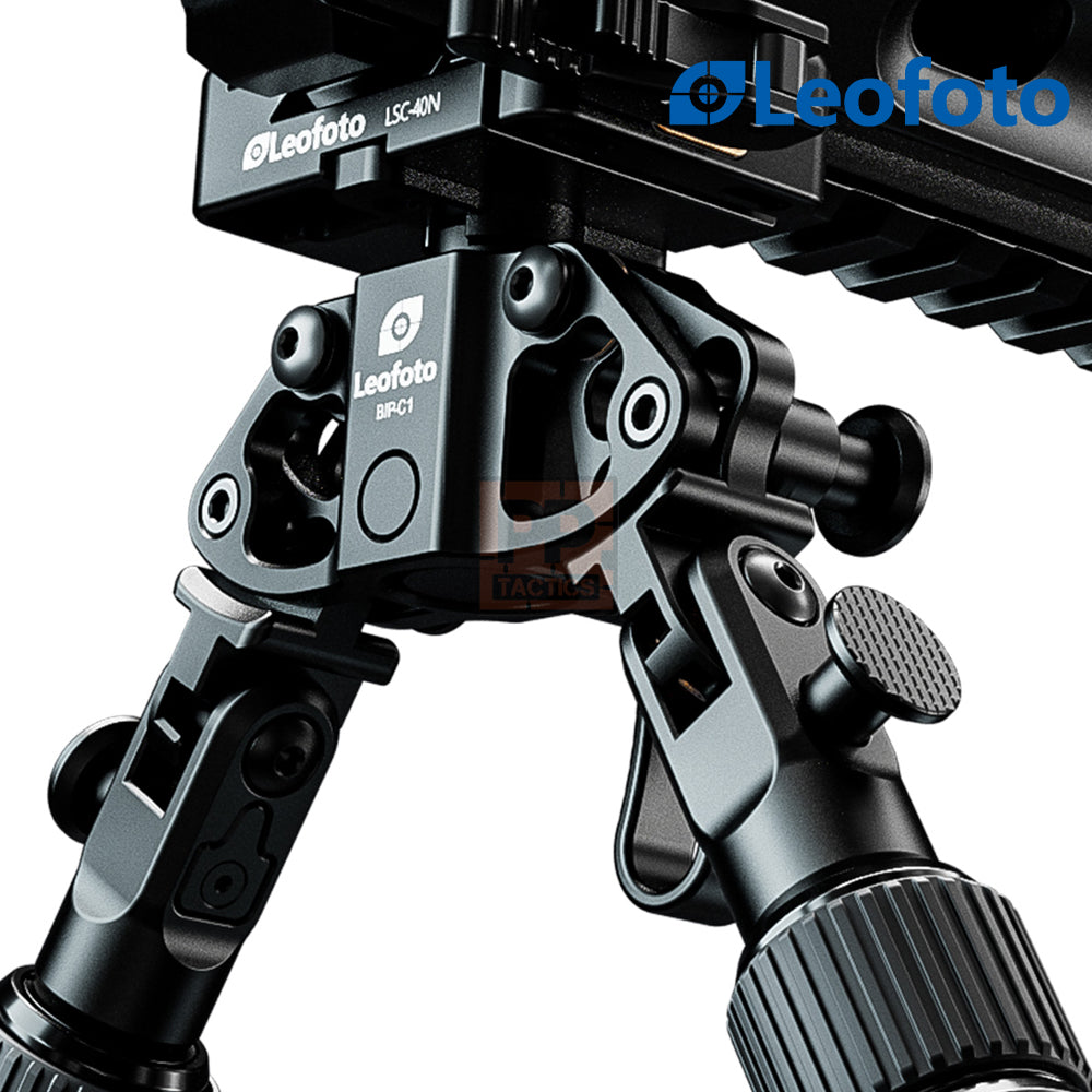 Leofoto BIP-C1(Forged Pattern) Low- to Mid-Height Multi-Functional Hunting Bipod