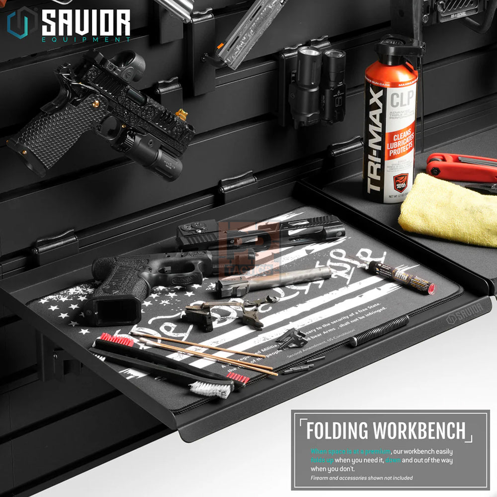 Savior Wall Rack System - Folding Workbench