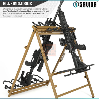 Savior Shorty Rifle Rack - 9 Slots