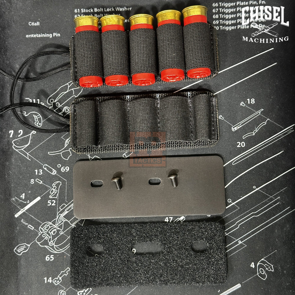 Chiselmachining 5 Round Shotgun Soft Quiver