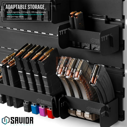 Savior Wall Rack System - Universal Mag Holder