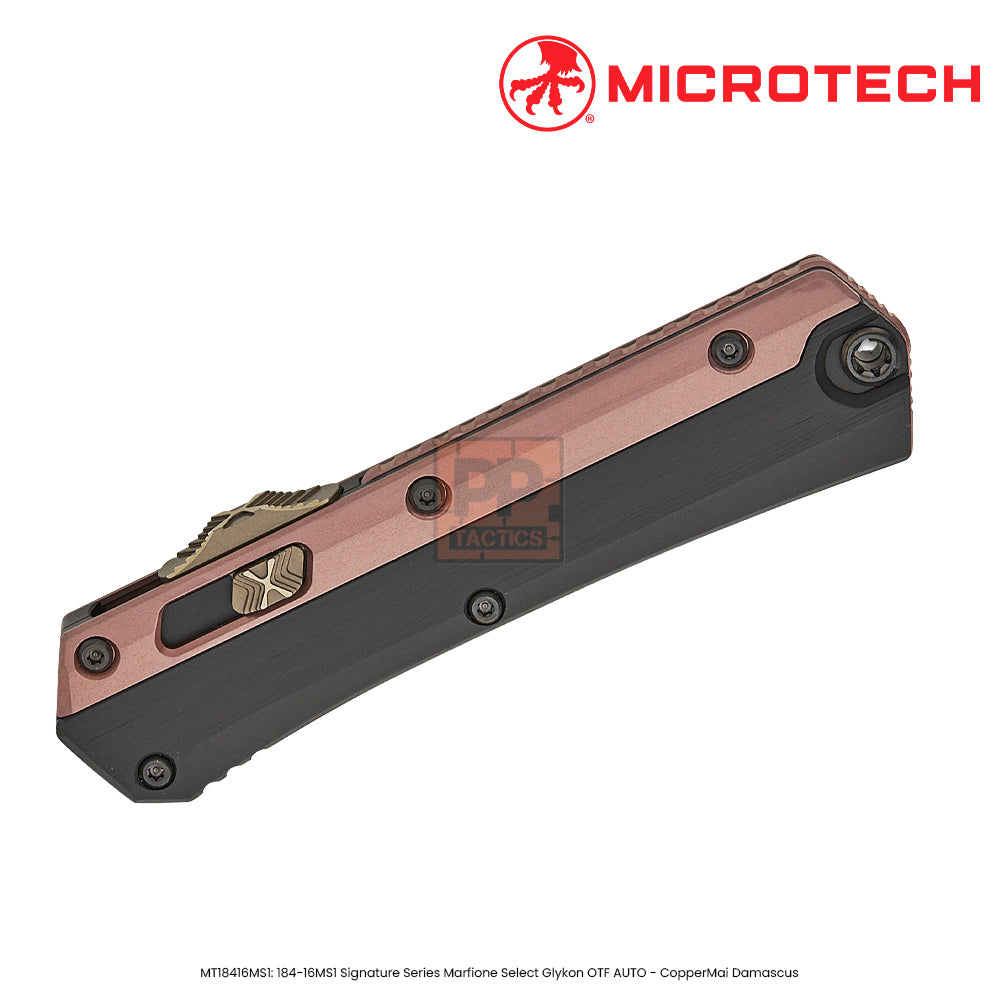 Microtech 184-16MS1 Signature Series Marfione Select Glykon AUTO OTF Knife 3.75"