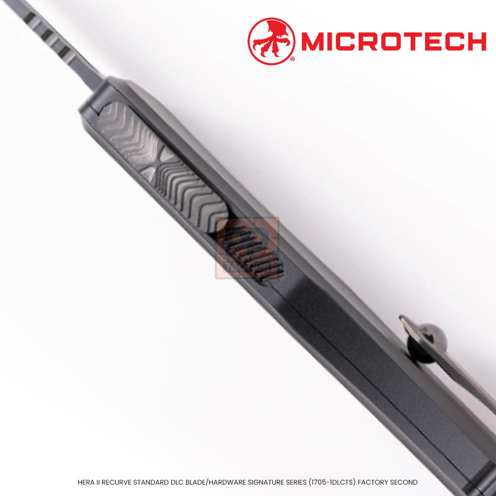 Microtech HERA II RECURVE STANDARD DLC BLADE/HARDWARE SIGNATURE SERIES (1705-1DLCTS) FACTORY SECOND