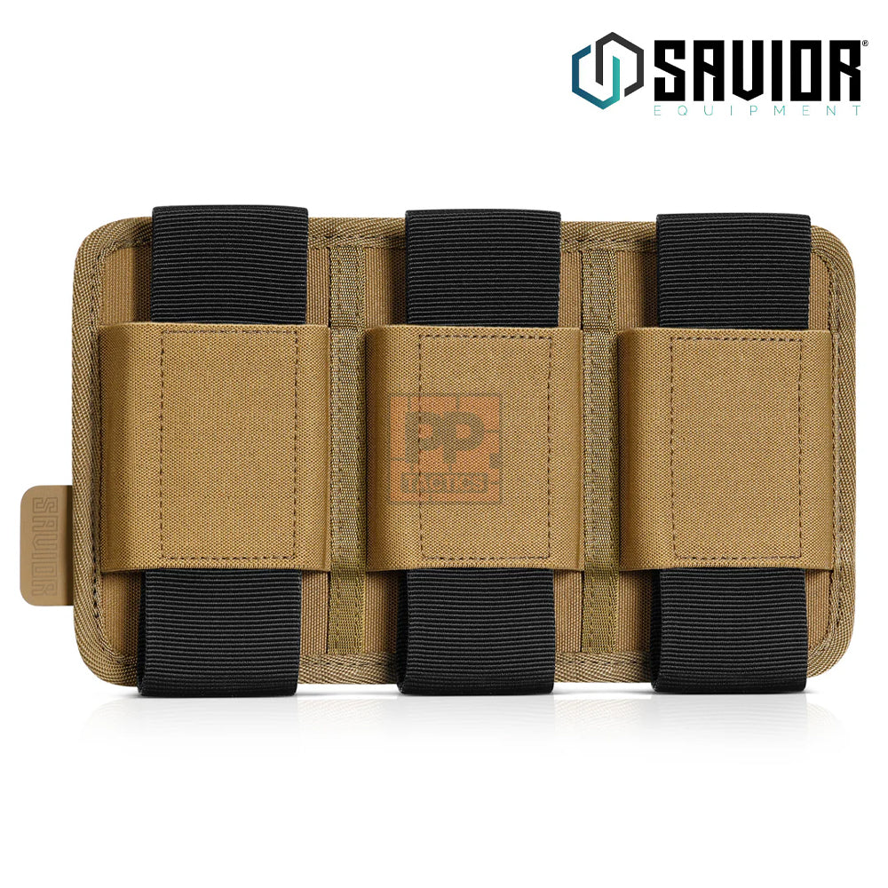 Savior AR-15/AK-47 Mag Holder w/ Hook Backing 3 Slot