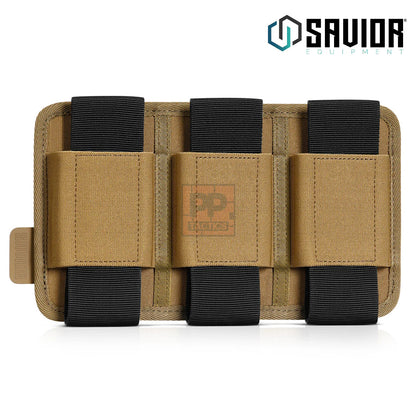Savior AR-15/AK-47 Mag Holder w/ Hook Backing 3 Slot