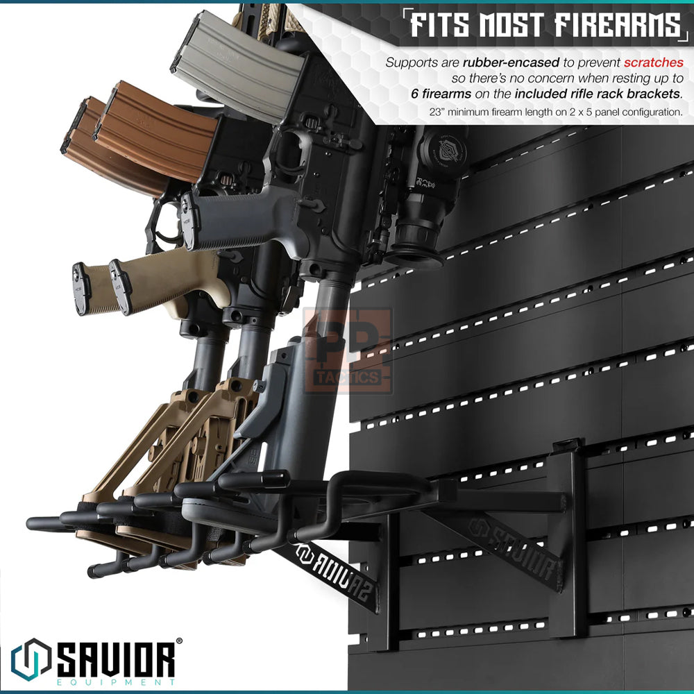 Savior Wall Rack System - 10 Panel Kit W/ Attachments