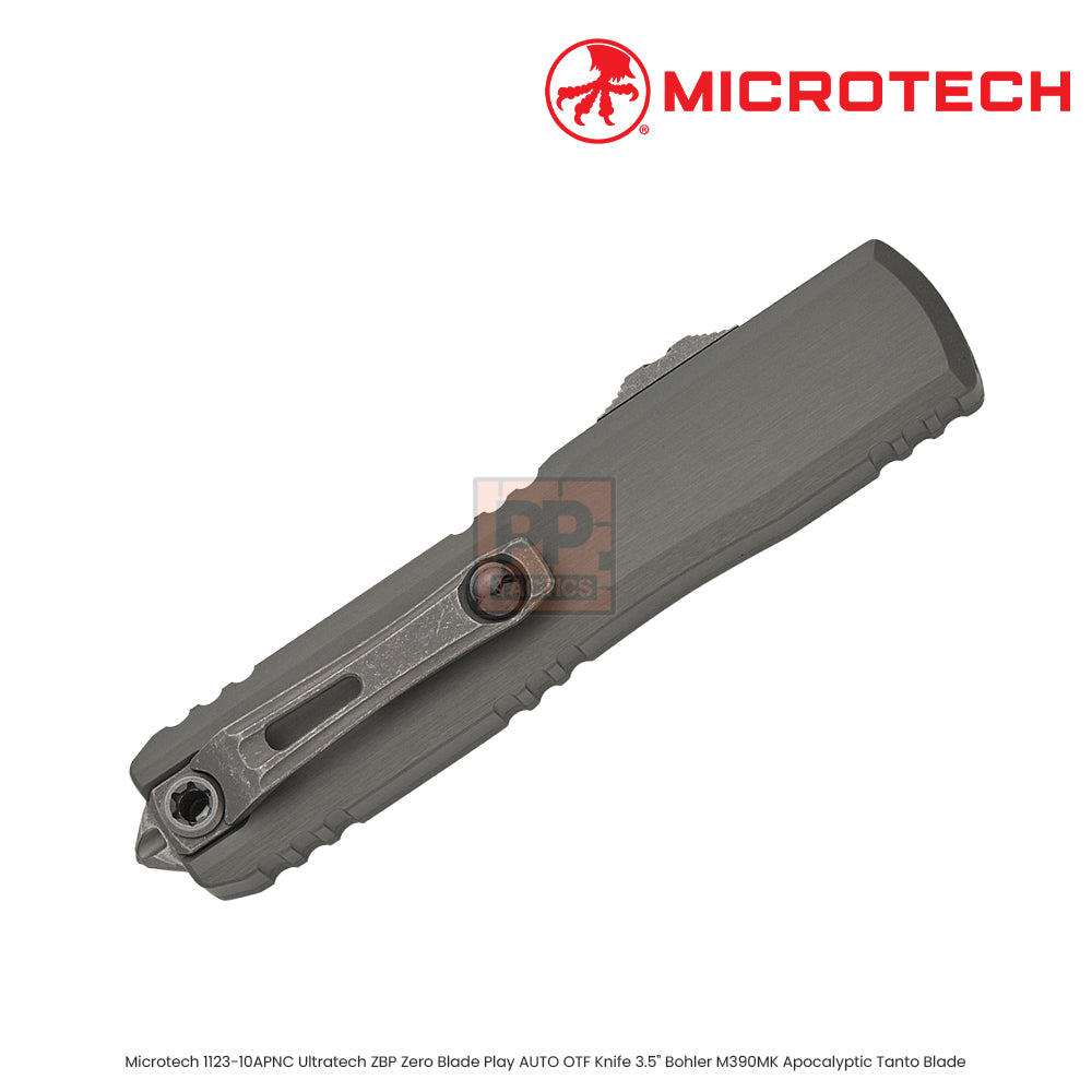 Microtech MT112310APNC: 1123-10APNC Ultratech ZBP - T/E Natural Clear Apocalyptic Standard