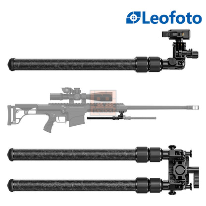 Leofoto BIP-C1(Forged Pattern) Low- to Mid-Height Multi-Functional Hunting Bipod