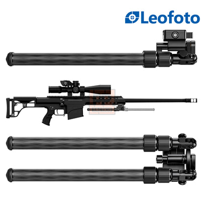 Leofoto BIP-B1（Crossed Pattern）Low- to Mid-Height Multi-Functional Hunting Bipod