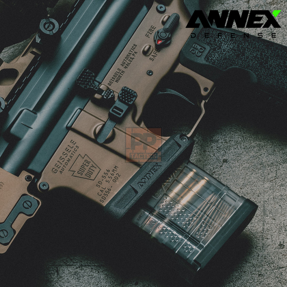 ANNEX  ULTRALIGHT Flared Magwell -- Fits Most MILSPEC AR-15 Lowers -- Faster Reloads with no modifications