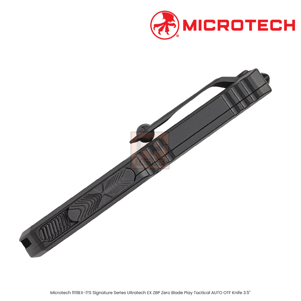 Microtech 1119EX-1TS Signature Series Ultratech EX ZBP Zero Blade Play Tactical AUTO OTF Knife 3.5"