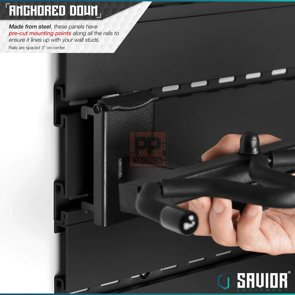 Savior Wall Rack System - 10 Panels (48" W x 31" H)