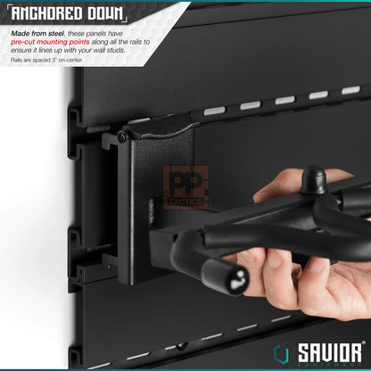 Savior Wall Rack System - 10 Panels (48" W x 31" H)