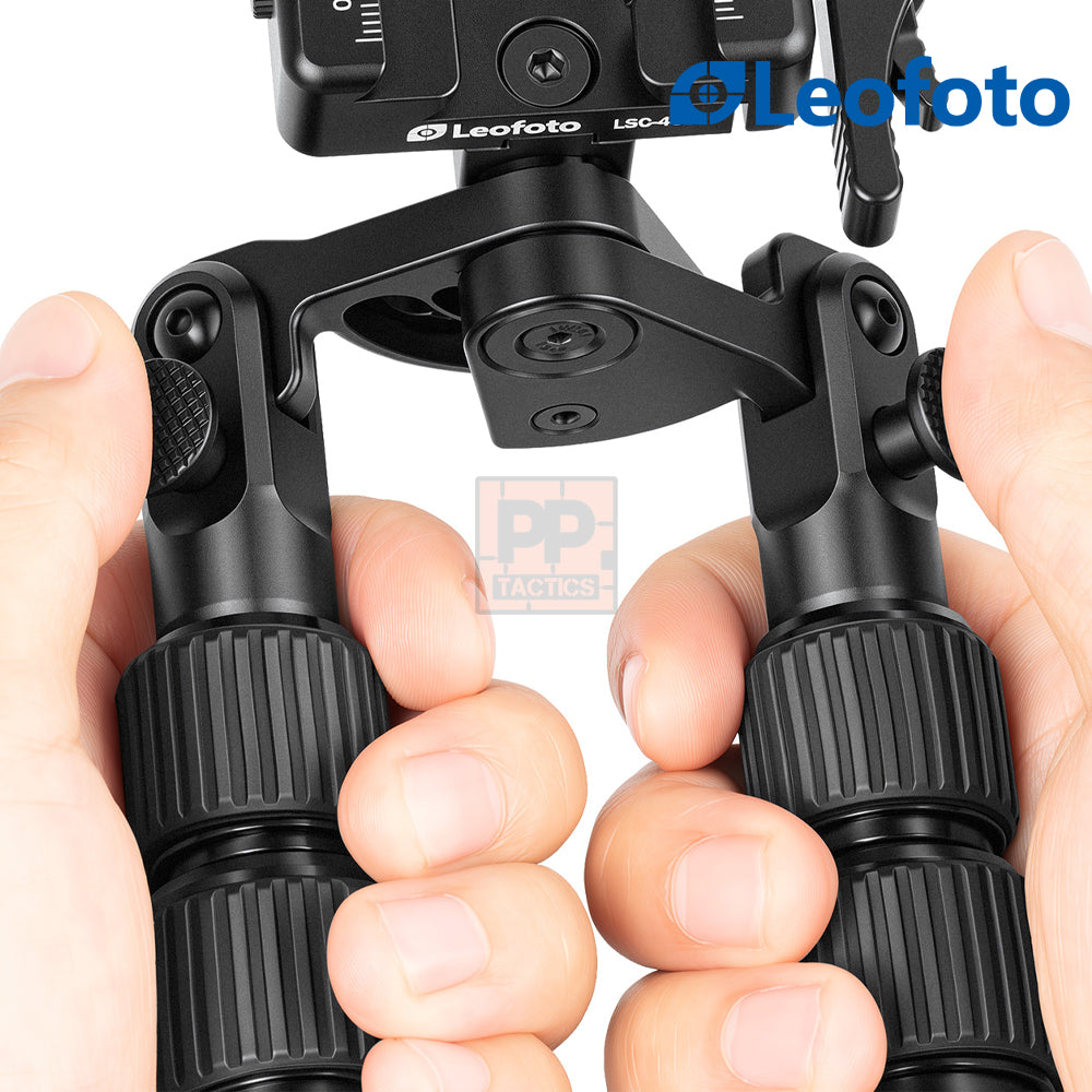 Leofoto BIP-B1（Crossed Pattern）Low- to Mid-Height Multi-Functional Hunting Bipod