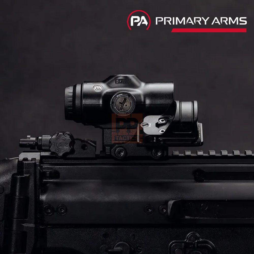 Primary Arms SLx 5X MicroPrism™ Scope - Red Illuminated ACSS Aurora 5.56/.308 Reticle - Yard