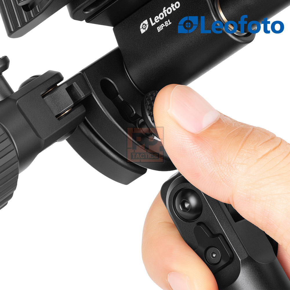 Leofoto BIP-B1（Crossed Pattern）Low- to Mid-Height Multi-Functional Hunting Bipod