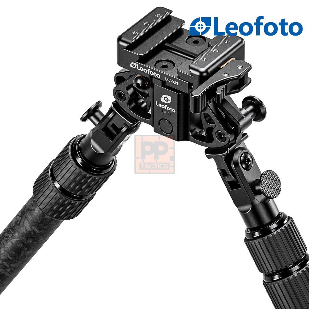 Leofoto BIP-C1(Forged Pattern) Low- to Mid-Height Multi-Functional Hunting Bipod