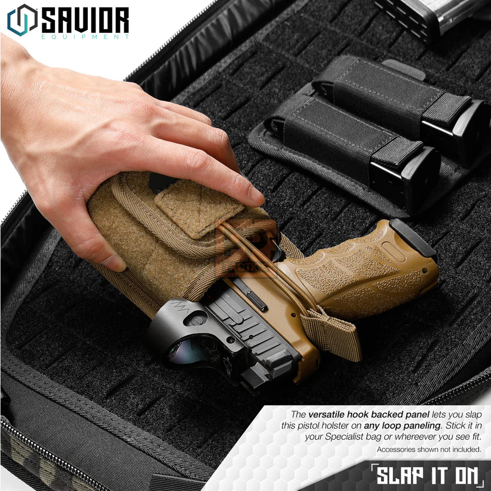 Savior Universal Pistol Holster w/ Hook Backing