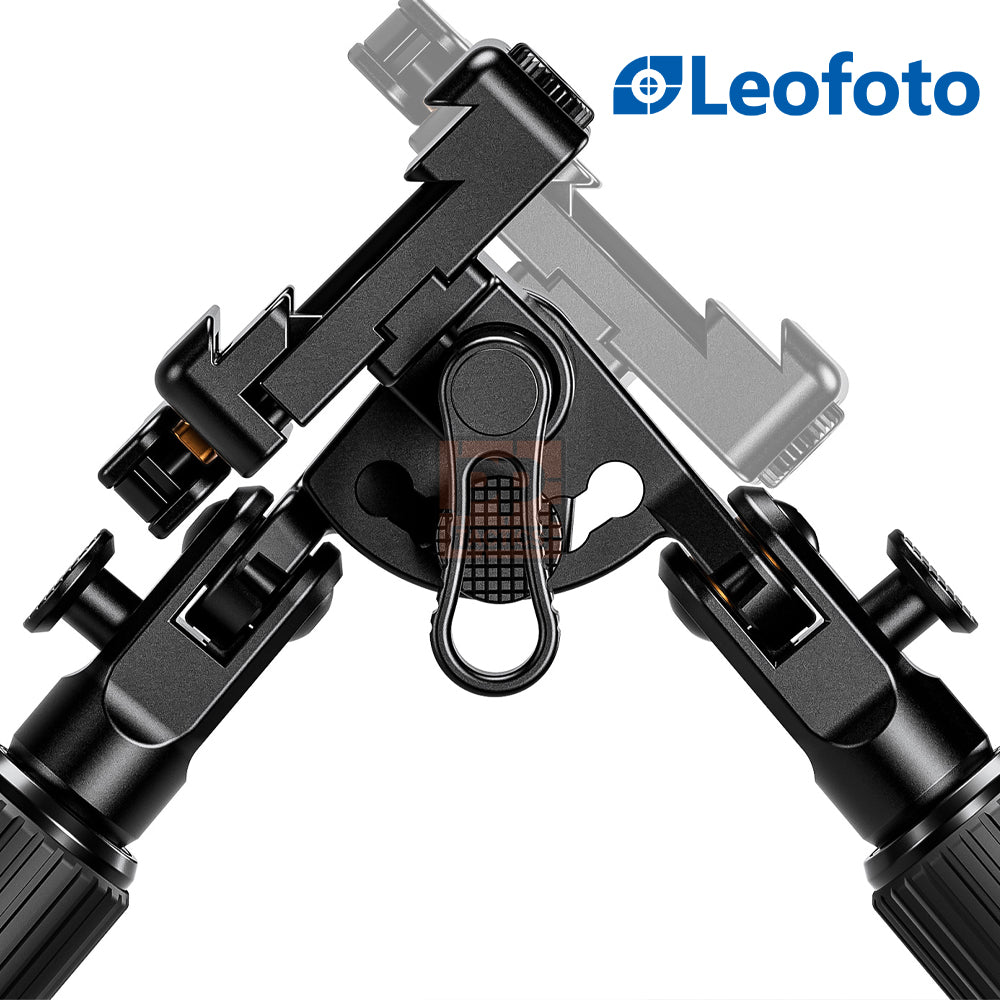 Leofoto BIP-B1（Forged Pattern） Low- to Mid-Height Multi-Functional Hunting Bipod